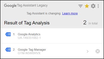 Google Tag Assistant